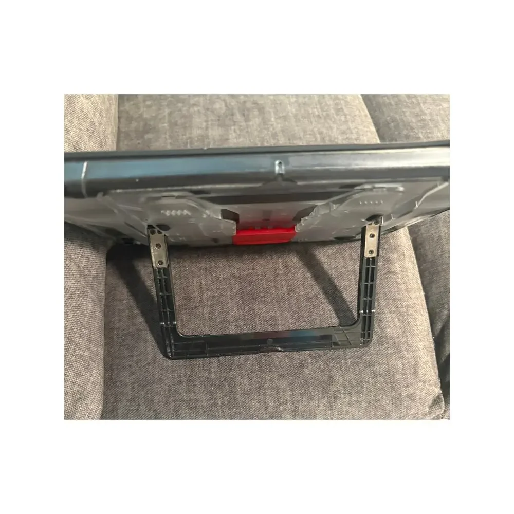 PIVOT by FlyBoys Black and Clear iPad Case w/ Red clip